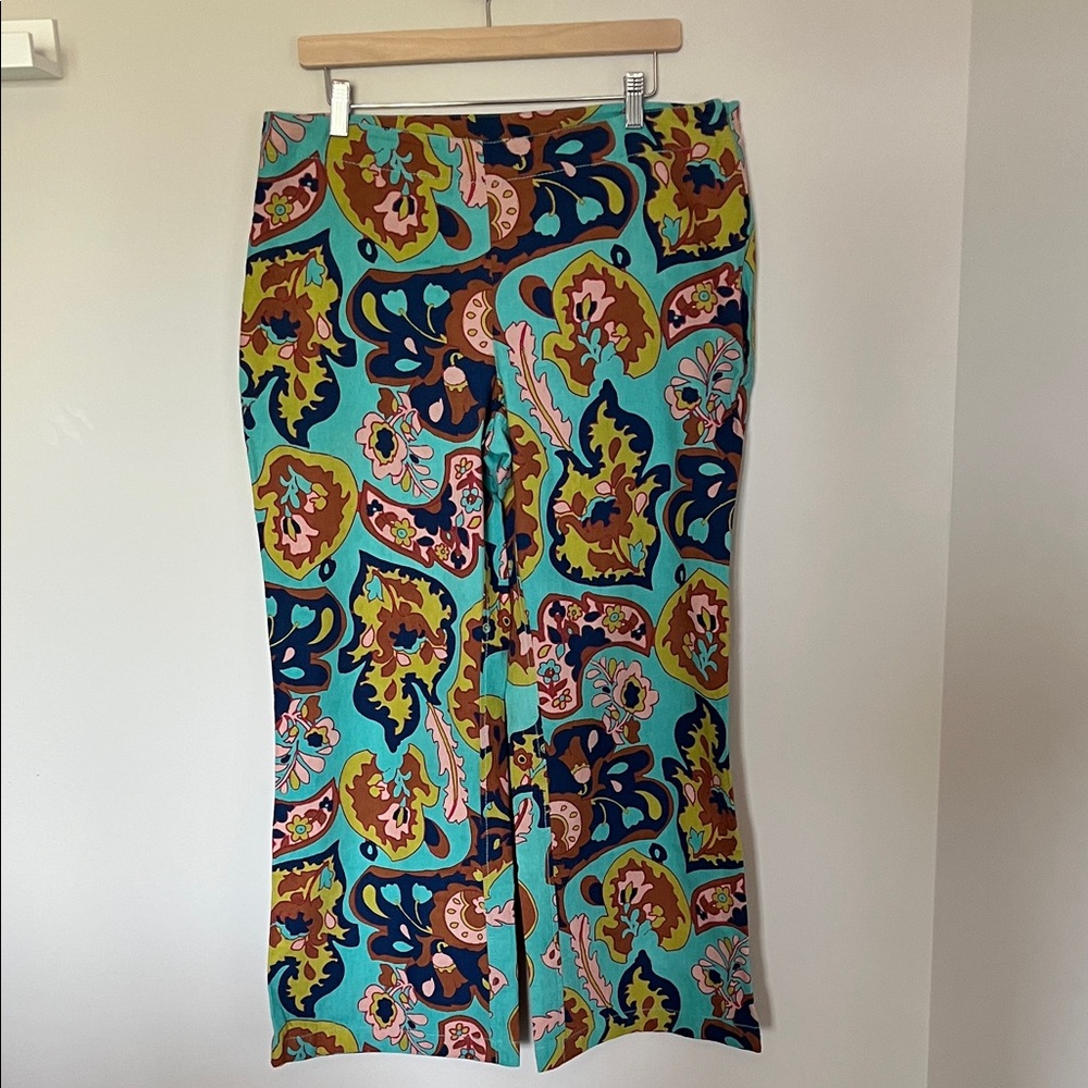 FREE PEOPLE Cropped cotton pant